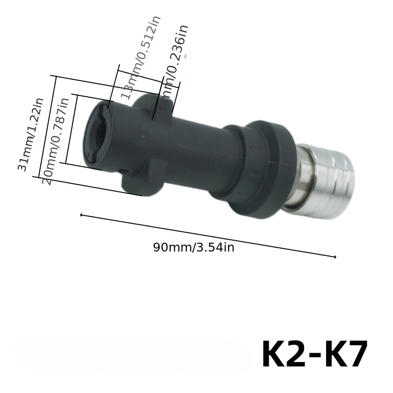 K2-K7 Pressure Washer Adapter  - Foam Cannon Car Wash 评论和价格