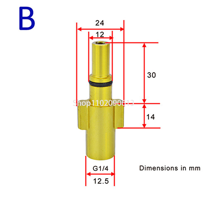 1Pc Metal Adapter Foam Nozzle  - Pressure Washer Foam Gun 评论和价格