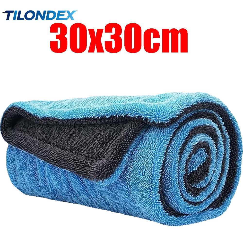 1/2PC 1000GSM Dual-Sided Micro - Microfiber Towel Detailing 评论和价格