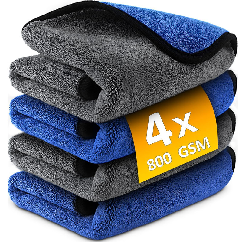 1-4pcs Soft Microfiber Car Was - Microfiber Towel Detailing 评论和价格