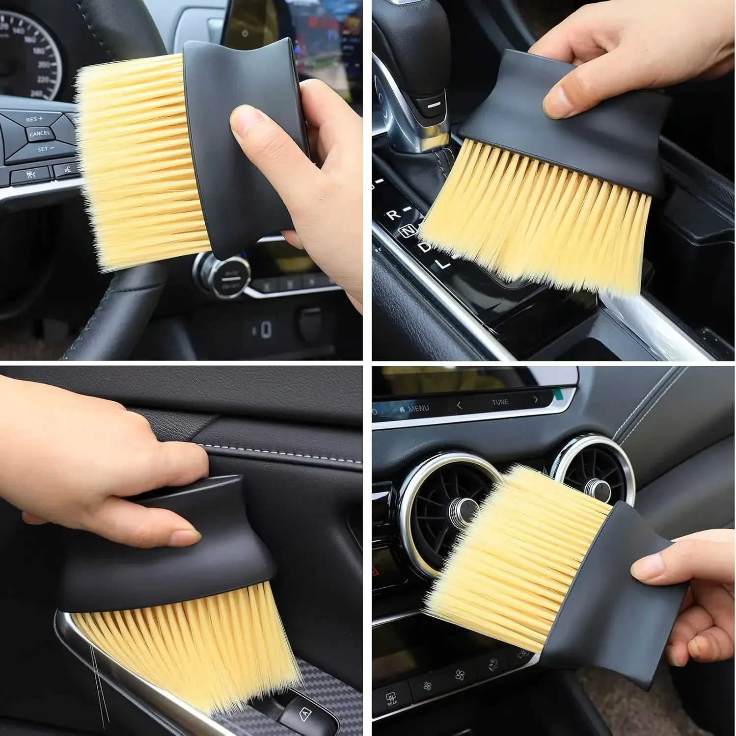 Car Interior Sweeping Dust Sof - Car Cleaning Brush 评论和价格