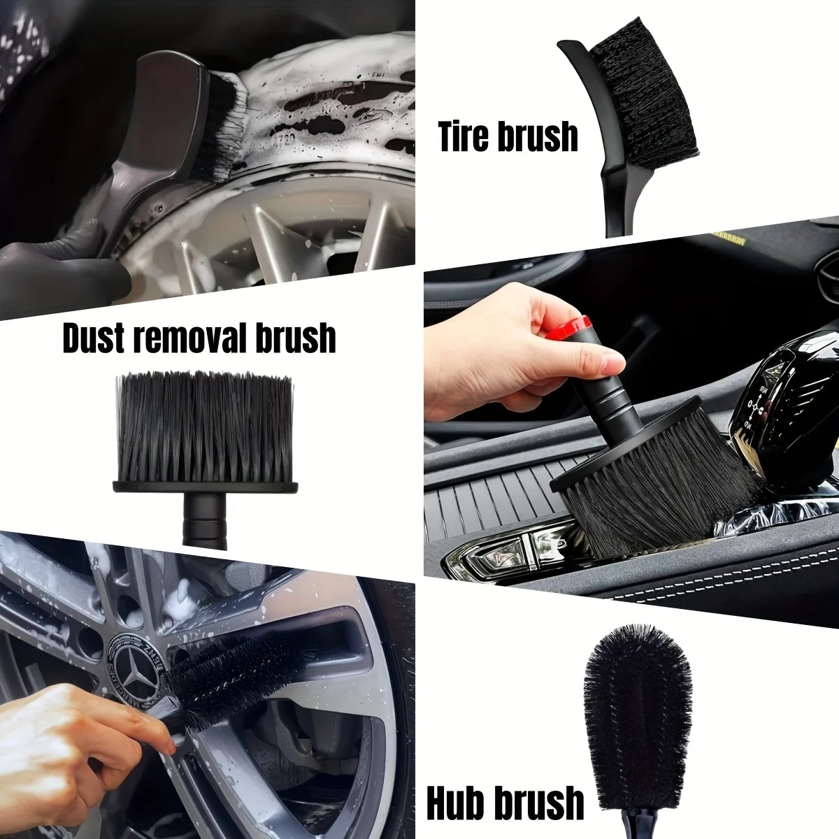 16Pcs Car Washing Brush Tool K - Interior Detailing Kit 评论和价格