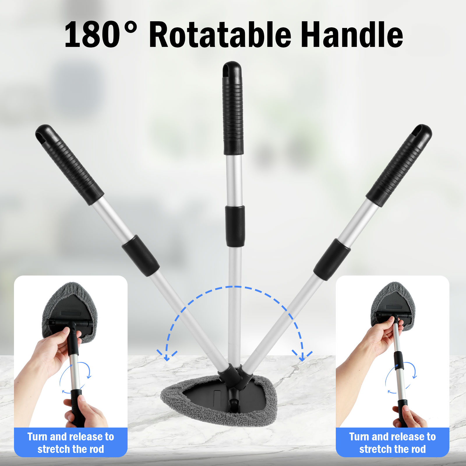 Window Cleaner Brush Kit Winds - Interior Detailing Kit 评论和价格
